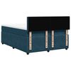 vidaXL Cama boxspring com colch&atilde;o 140x190 cm veludo azul