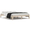 vidaXL Estrutura de cama 160x200 cm pinho maci&ccedil;o