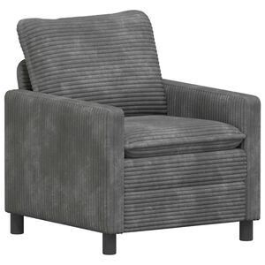vidaXL Sof&aacute; Cinzento-claro 76 x 81 x 87,5 cm Poli&eacute;ster