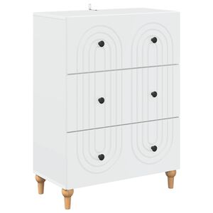 vidaXL Gabinete de Gavetas Branco 66 x 34,5 x 90 cm