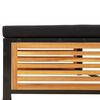 vidaXL Mesa de jardim com banco madeira de ac&aacute;cia maci&ccedil;a