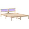 vidaXL Estrutura da Cama com cabeceira Castanho 150 x 200 cm