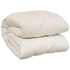 vidaXL Manta pesada 15 kg 220x260 cm tecido creme-claro