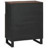 vidaXL Buffet Castanho 60 x 33 x 75 cm Madeira de mangueira maci&ccedil;a