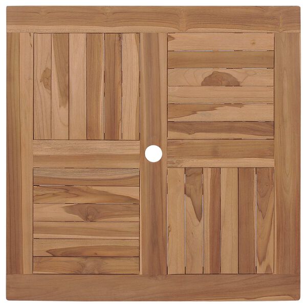 vidaXL 5 pcs conjunto de jantar para jardim madeira de teca maci&ccedil;a