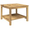 vidaXL Mesa de centro Branco Lavado 60,5 x 60 x 45 cm