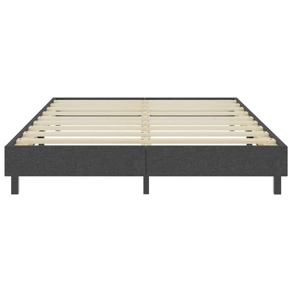 vidaXL Cama boxspring 140x200 cm tecido cinzento
