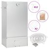 vidaXL Defumador p/ churrasqueira c/ gerador fumo frio aço galvanizado