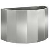 vidaXL Floreira Prateado 60 x 30 x 35 cm A&ccedil;o Galvanizado