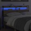 vidaXL Cabeceira de armazenamento com cabeceira Carvalho sonoma 150 cm