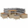 vidaXL Conjunto de Sof&aacute; de Jardim 8 unid. 7-N&uacute;mero de lugares