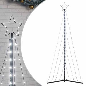 vidaXL LED &Aacute;rvore de Natal 339 LEDs Branco Frio 182 cm