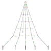 vidaXL &Aacute;rvore de Natal LED EKENAS 182 cm 112 LED Multicolorido A&ccedil;o