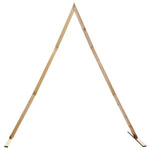 vidaXL Arco de Casamento Marrom Claro 202 x 95 x 254 cm