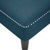 vidaXL Chaise lounge c/ almofada/apoio de bra&ccedil;os direito veludo azul