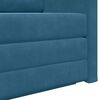 vidaXL Sof&aacute;-Cama 110cm Azul Veludo