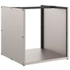 vidaXL Rack Lenha 40x40x40 cm aço resistente às intempéries