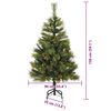 vidaXL &Aacute;rvore de Natal Artificial Articulada com Cones Verde 150 cm