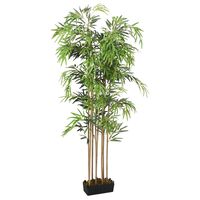 vidaXL Árvore de bambu artificial 500 folhas 80 cm verde