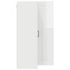 vidaXL Arm&aacute;rio de Cozinha Branco Brilhante 57 x 57 x 100 cm