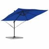 vidaXL Parasol Roma Azul 286 x 284 x 265 cm Alumínio e Poliéster