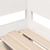 vidaXL Sofá-cama com gavetão e gavetas sem colchão 90x200 cm branco