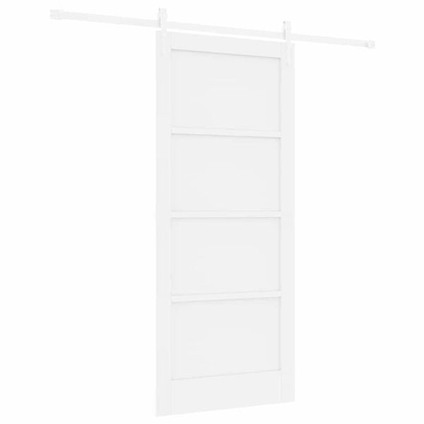 vidaXL Porta Deslizante ORKDAL Branco 86 x 198,5 cm