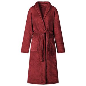 vidaXL Roup&atilde;o sem Capuz Vermelho Bordeaux xxl Flanela