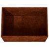 vidaXL Vaso/floreira 62x47x46 cm a&ccedil;o corten