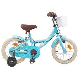 vidaXL Bicicleta Infantil 12 Polegadas para 2-4 anos Azul-Claro