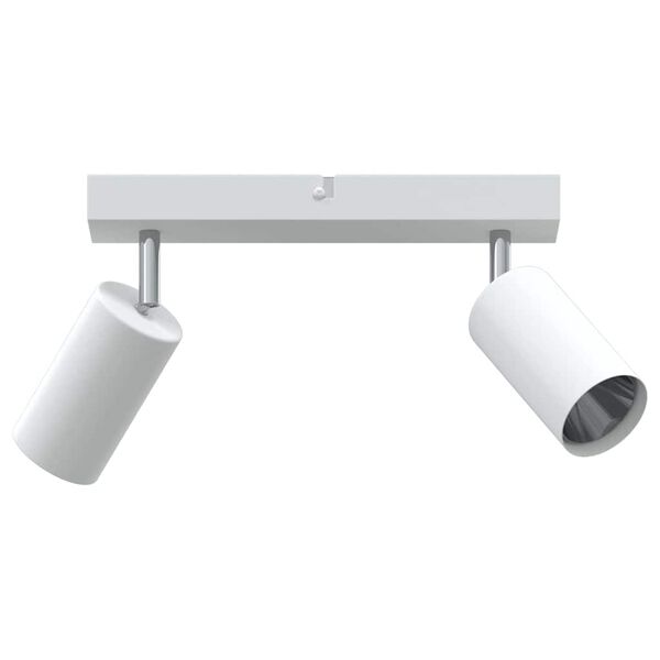 vidaXL Foco de teto Branco 26 x 5.5 x 16.5 cm Aço