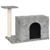 vidaXL &Aacute;rvore p/ gatos c/ poste arranhador sisal 51 cm cinzento-claro