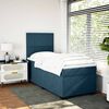 vidaXL Cama boxspring com colch&atilde;o 100x200 cm veludo azul