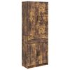 vidaXL Conjunto de Gabinete 2 unid. Carvalho Fumado