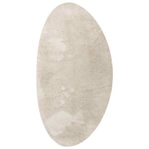 vidaXL Tapete HUARTE Bege 80 x 150 cm Poli&eacute;ster