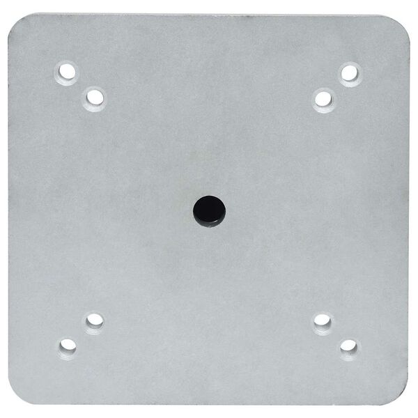 vidaXL Base de guarda-sol de enterrar com haste 16x16x52 cm a&ccedil;o