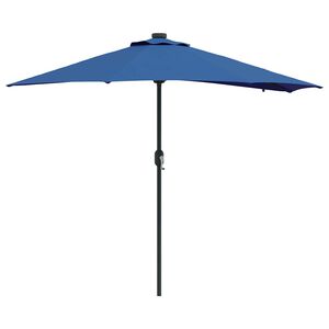 vidaXL Guarda-sol de Jardim Azul Azur 294 x 150 x 223 cm
