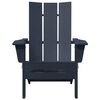 vidaXL Cadeira Adirondack Dobrável Azul-marinho 74.5 x 80.5 x 90cm