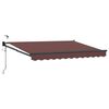 vidaXL Toldo Retr&aacute;til El&eacute;trico Castanho 3 x 2,5 m