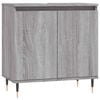 vidaXL Arm&aacute;rio casa de banho 58x33x60cm derivados madeira cinza sonoma