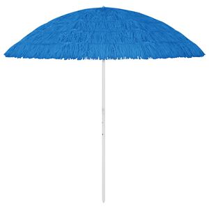 vidaXL Guarda-sol de praia Hawaii 300 cm azul