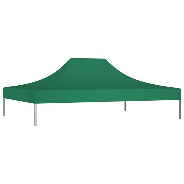 vidaXL Teto para tenda de festas 4x3 m 270 g/m² verde