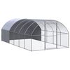 vidaXL Galinheiro de exterior 3x6x2 m a&ccedil;o galvanizado