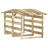 vidaXL P&eacute;rgolas com telhados 2 pcs pinho impregnado 100x90x100 cm