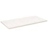 vidaXL Tampo de mesa retangular 110x55x2,5 cm pinho maci&ccedil;o branco