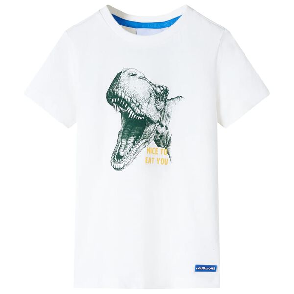 T-shirt infantil cor cru 116