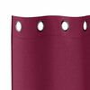 vidaXL Cortinas Blackout com Argolas 2 pcs Vinho Vermelho 225 x 140 cm