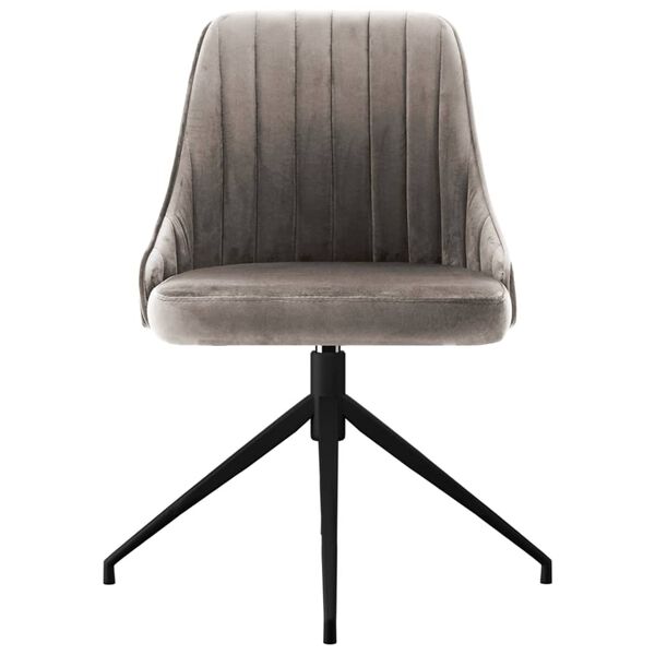 vidaXL Cadeiras de jantar 2 pcs veludo cinzento-claro