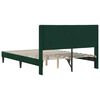 vidaXL Estrutura da Cama Verde Escuro 120 x 190 cm Veludo