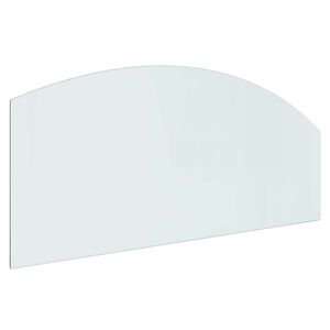 vidaXL Placa de Vidro para Lareira Transparente 120 x 50 cm Vidro